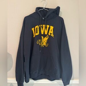 Black and Yellow Iowa Hawkeyes Hoodie Unisex